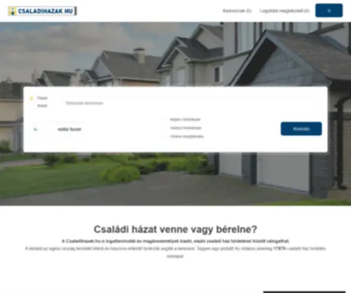 Csaladihazak.hu(Kiadó) Screenshot