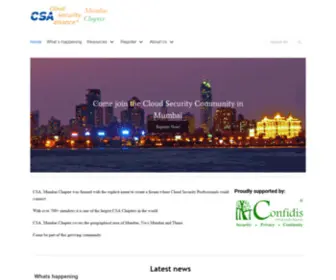 Csamumbaichapter.org(Mumbai Chapter) Screenshot