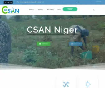 Csan-Niger.com(CSAN Niger) Screenshot