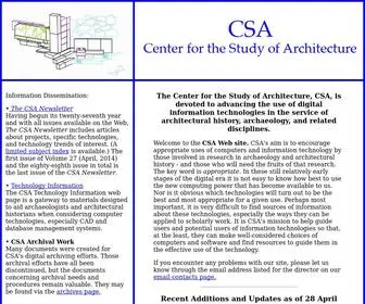 Csanet.org(CSA) Screenshot