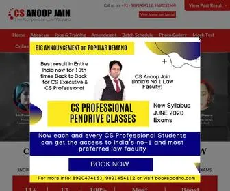 Csanoopjain.in(CS Anoop Jain Classes) Screenshot