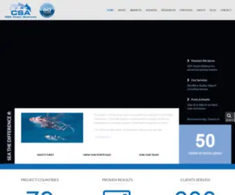 Csaocean.com(CSA Ocean Sciences Inc) Screenshot