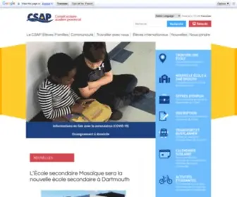 Csap.ca(Le CSAP est le seul conseil scolaire francophone de la Nouvelle) Screenshot