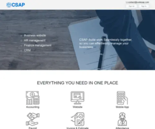 Csapsuite.com(C-SAP Suite) Screenshot