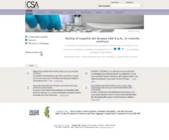 Csaricerche.com(Gruppo CSA S.p.A) Screenshot