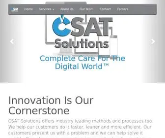 Csat-Solutions.com(CSAT Solutions) Screenshot