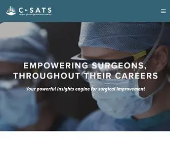 Csats.com(A learning community built by surgeons for surgeons) Screenshot