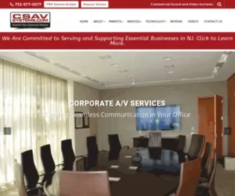 Csavsystems.com(CSAV Systems) Screenshot