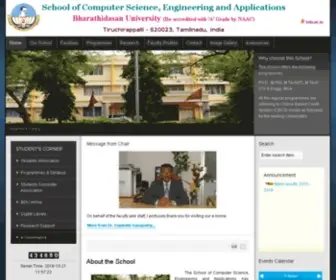 CSbdu.in(Engineering and Applications Bharathidasan University) Screenshot