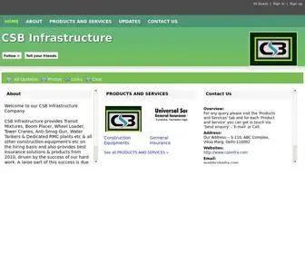 Csbinfra.com(CSB Infrastructure) Screenshot