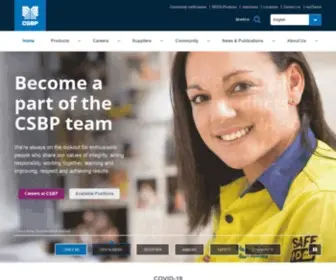 CSBP.com.au(Supplying Ammonium Nitrate) Screenshot