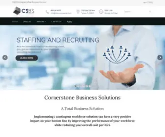 CSBscompanies.com(Cornerstone Business Solutions) Screenshot