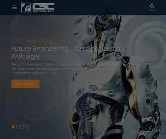 CSC-Bearing.eu(CSC Bearing Europe GmbH) Screenshot