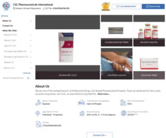 CSC-Biopharma.com(Generic Pharmaceutical Drugs) Screenshot