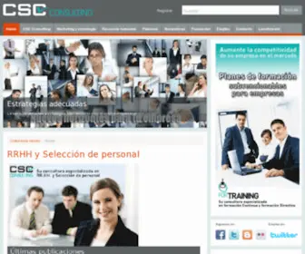 CSC-Consulting.es(Bienvenidos a Csc Consulting) Screenshot