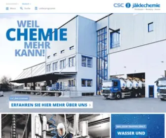 CSC-Jaekle.de(CSC JÄKLECHEMIE) Screenshot
