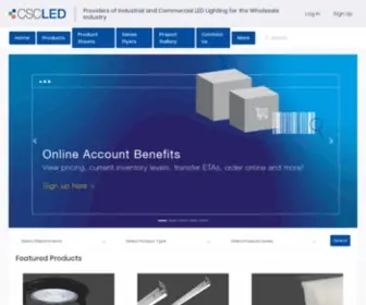CSC-Led.com(CSC LED) Screenshot