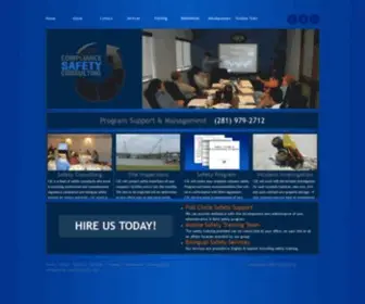 CSC-Safety.com(Compliance Safety Consulting) Screenshot