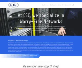 CSC-Service.com(Computer Service Corp) Screenshot