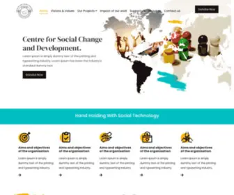 Cscad.org.uk(Centre for Social Change and Development (CSCD)) Screenshot