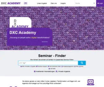 Cscakademie.com(DXC Academy) Screenshot