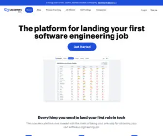 Cscareers.dev(The platform for landing your first software engineer job) Screenshot