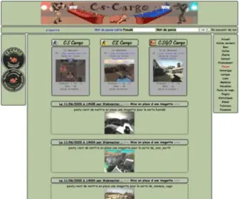 Cscargo.net(Bienvenue sur Cs Cargo) Screenshot