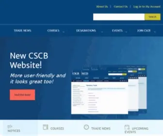 CSCB.ca(CSCB National Office) Screenshot