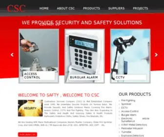 CSC.com.sa(Contractors Services Company) Screenshot