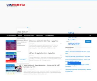 CSCDigiseva.in(CSCDIGISEVA) Screenshot