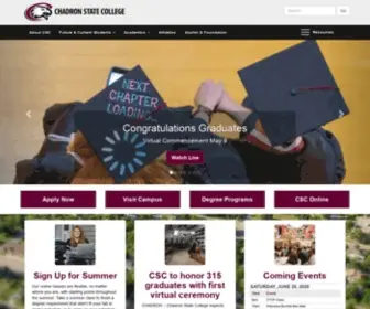 CSC.edu(Chadron State College) Screenshot