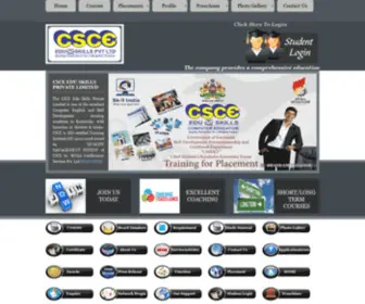 Csceeduskills.com(CSCE EDU Skills The Global Leader in IT Education Centre) Screenshot