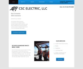 Cscelectricllc.com(CSC Electric) Screenshot