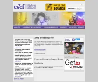 CSCfkids.org(Children's Sickle Cell Foundation) Screenshot