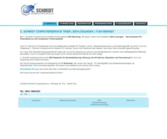 CSChmidt-Computerservice.de(Computerservice) Screenshot