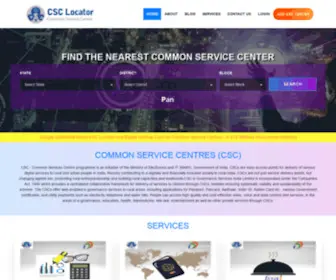 Cscindia.info(Common Service Centres (CSC)) Screenshot