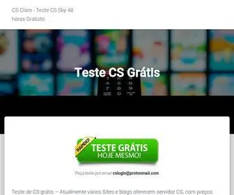 CSclaro.net(Teste CS Grátis) Screenshot