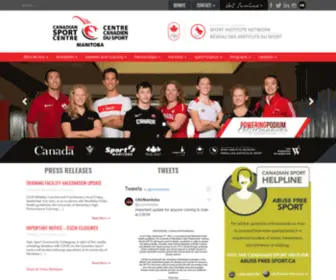 CSCM.ca(Canadian Sport Centre Manitoba Canadian Sport Centre Manitoba) Screenshot