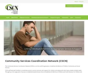 CSCN.on.ca(The Community Services Coordination Network (CSCN)) Screenshot