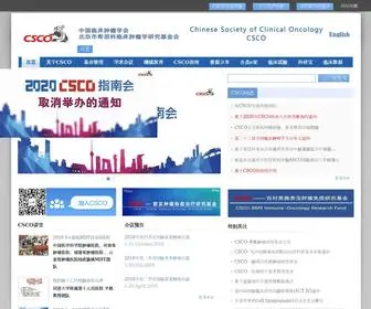 Csco.org.cn(中国临床肿瘤学会) Screenshot