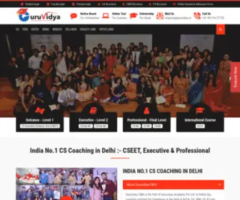 Cscoachingdelhi.com(Guruvidya Academy Pvt. Ltd) Screenshot