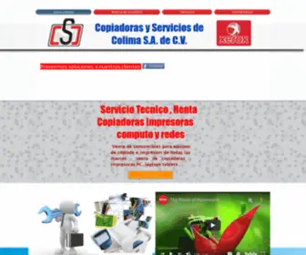 Cscolima.com(Xerox colima) Screenshot