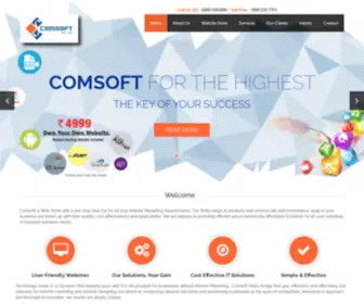 Cscomsoft.com(CS Comsoft Pvt) Screenshot