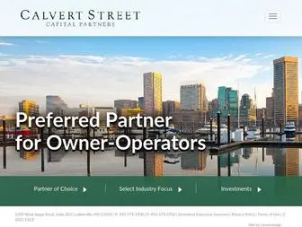 CSCP.com(Calvert Street Capital Partners) Screenshot