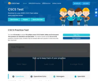 CSCS.org.uk(CSCS Test) Screenshot