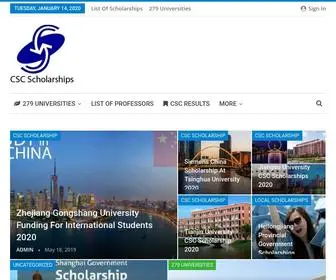 CSCScholarships.net(CSC Scholarships) Screenshot