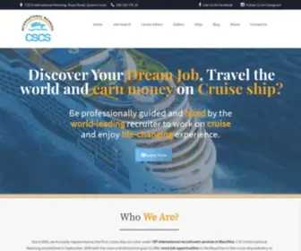 CScsinternational.com(Cruise Ship Jobs) Screenshot
