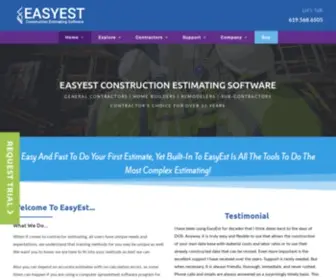 CScsoftware.com(EasyEst Estimating by Software) Screenshot