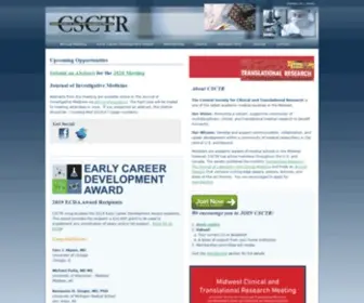 CSCTR.org(Central Society for Clinical and Translational Research) Screenshot