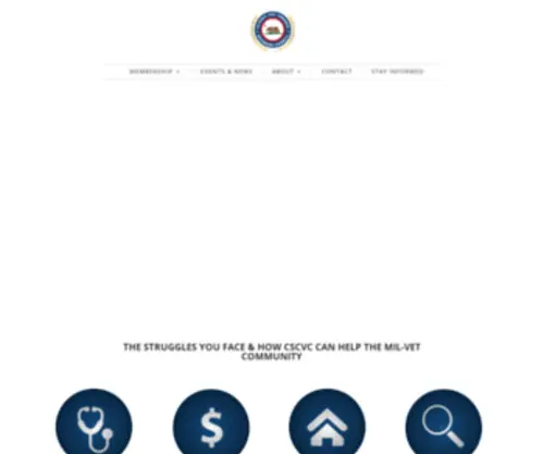 CSCVC.org(The Official Unified Voice of California Veterans) Screenshot